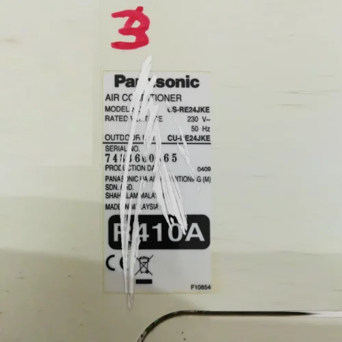 Aire acondicionado PANASONIC INVERTER CU-RE24JKE de segunda mano en venta en cabauoportunitats.com