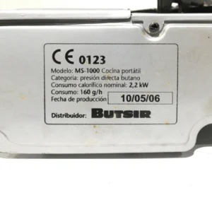 Hornillo portátil de segunda mano BUTSIR MS-1000 de camping, salida...