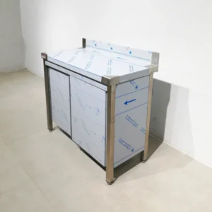 Armari d'acer inoxidable de 100x49x94cm de segona mà en venda a cabauoportunitats.com