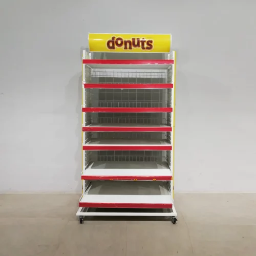 Expositor per a botiga de gran capacitat amb 7 estants de segona mà 101x52x210 cm a cabauoportunitats.com