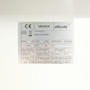 Botellero de 2 puertas EFFICOLD de segunda mano en venta en cabauoportunitats.com
