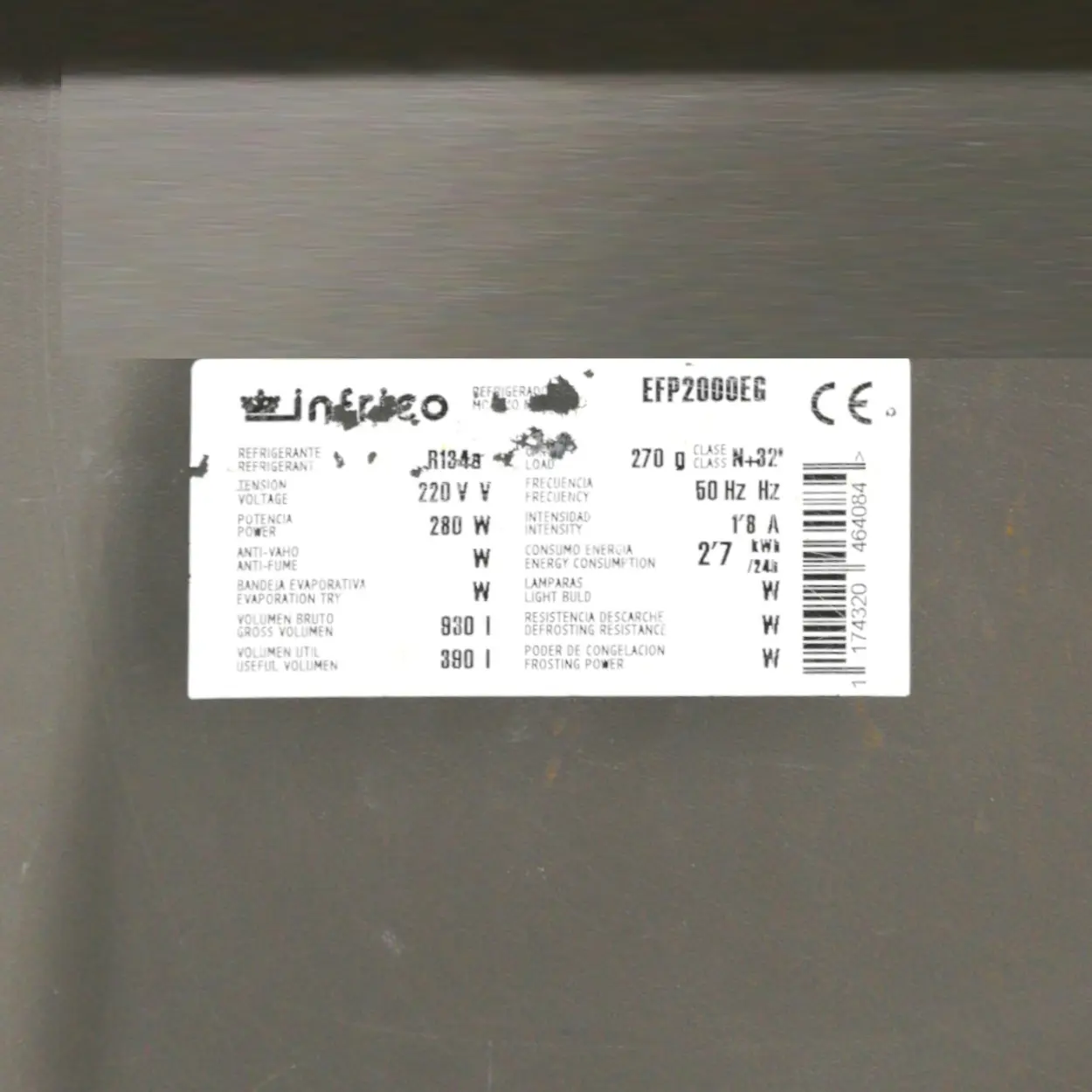 Botellero INFRICO de 4 puertas de segunda mano en venta en cabauoportunitats.com