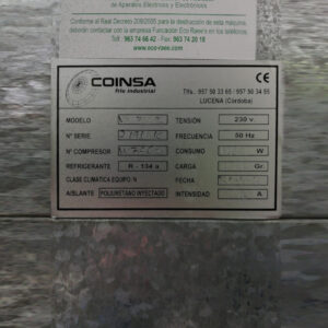 Nevera expositora COINSA en venda a cabauoportunitats.com