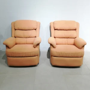 Lot de 2 butaques amb reposa-peus de gran qualitat i comoditat en venda a cabauoportunitats.com