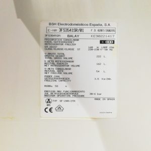 Nevera BALAY 3FS3541SR 140 cm de segona mà en venda a cabauoportunitats.com