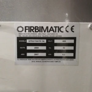 Rentadora industrial FIBRIMATIC SPRAYMATIC94 25 kg. de segona mà en venda a cabauoportunitats.com