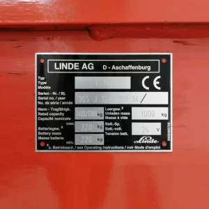 Apilador LINDE L-14 1700kg de segunda mano en venta en cabauoportunitats.com