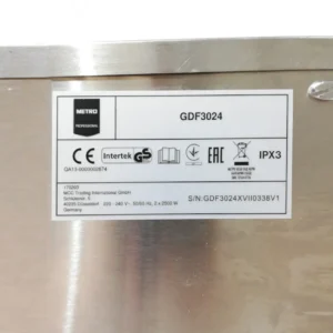 Freidora METRO GDF3024 de doble cubeta 4+4 litros en venta en cabauoportunitats.com