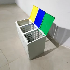 Joc de 3 papereres de reciclatge noves procedents d'un final d'estoc en venda a cabauoportunitats.com