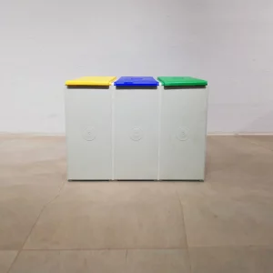 Joc de 3 papereres de reciclatge noves procedents d'un final d'estoc en venda a cabauoportunitats.com