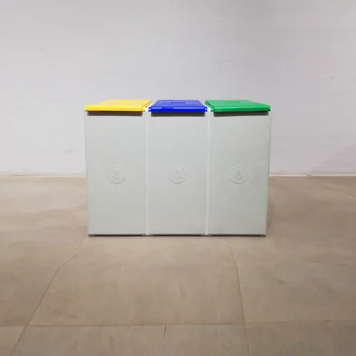 Joc de 3 papereres de reciclatge noves procedents d'un final d'estoc en venda a cabauoportunitats.com