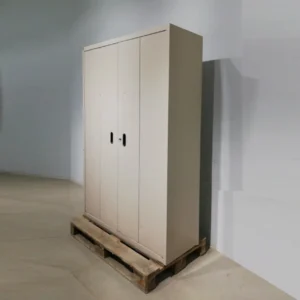 Armario metálico para taller de 120x45x190cm de segunda mano