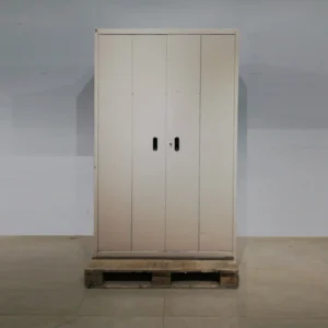Armario metálico para taller de 120x45x190cm de segunda mano