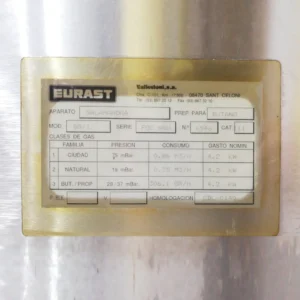 Salamandra de gas butano EURAST SG-1 de segunda mano en buen estado en venta en cabauoportunitats.com ​