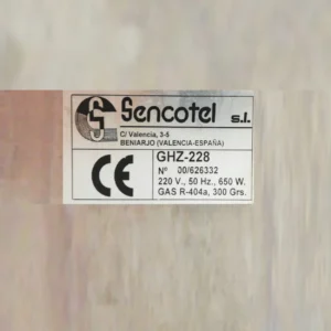 Màquina de granissats SENCOTEL GHZ-228 de dos cubetes de 12 litres cadascuna de segona mà a cabauoportunitats.com