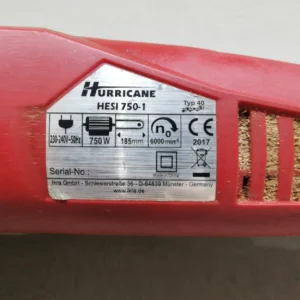 Podadora elèctrica HURRICANE HESI 750-1 de segona mà en bon estat en venda a cabauoportunitats.com