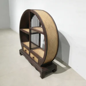 Estantería japonés de recibidor de madera con 2 cajones de segunda mano en venta en cabauoportunitats.com