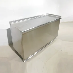 Mesa de acero inoxidable 155x60x88 cm de segunda mano para freidoras, fogones... en venta en cabauoportunitats.com