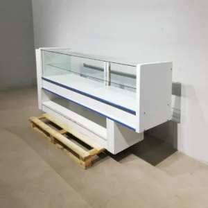 Mostrador expositor vitrina para tienda de segunda mano