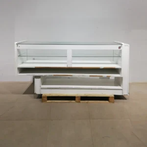 Mostrador expositor vitrina para tienda de segunda mano