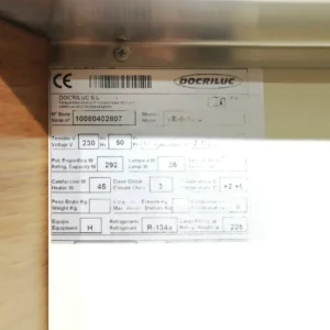 Vitrina refrigerada DOCRILUC  de segunda mano en venta en cabauoportunitas.com