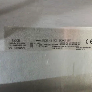 Aire condicionat inverter FAGOR per a conductes de segona mà