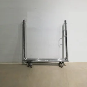 Burra plegable de segona mà amb rodes (80x52x153cm) en bon estat en venda a cabauoportunitats.com