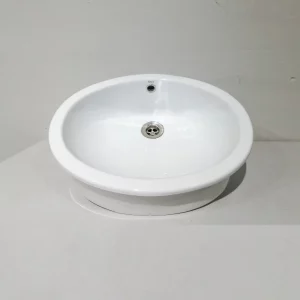 Pica de lavabo de porcellana blanca ROCA de segona mà d'ocasió en venda a cabauoportunitats.com