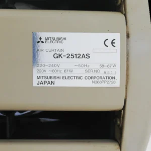 Cortina d'aire MITSUBISHI GK-2512AS de segona mà en bon estat