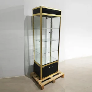 Vitrina iluminada expositora 60x40x174cm de segunda mano