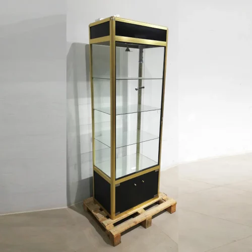 Vitrina iluminada expositora 60x40x174cm de segunda mano