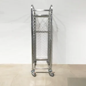 Carro d'acer inoxidable per a 15 safates de 33x55cm de segona mà en venda a cabauoportunitats.com