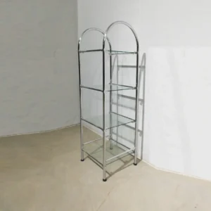 Prestatgeria de 4 posts de vidre de 33x36x116 cm en venda a cabauoportunitats.com
