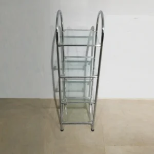 Prestatgeria de 4 posts de vidre de 33x36x116 cm en venda a cabauoportunitats.com