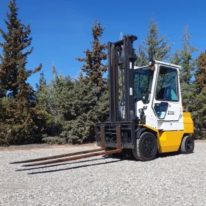 Carretó elevador TCM FHG 30 N2 amb motor de gas butà/propà, 3.000kg de capacitat i banyes de 230cm de segona mà en venda a cabauoportunitats.com