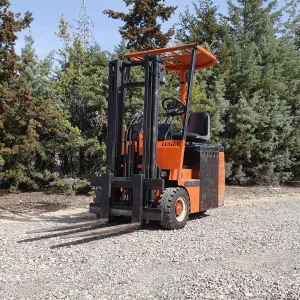 Carretilla elevadora eléctrica LUGLI, con batería seminueva, de 1300kg