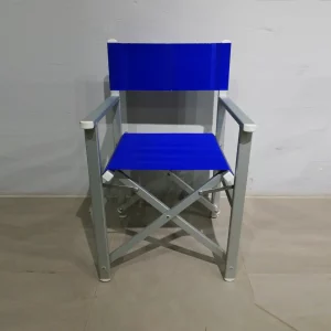 Silla plegable de aluminio y lona de segunda mano en buenas condiciones en venta en cabauoportunitats.com
