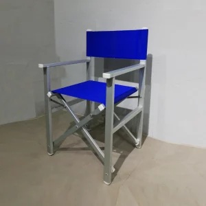 Silla plegable de aluminio y lona de segunda mano en buenas condiciones en venta en cabauoportunitats.com