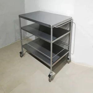 Carro d'acer inoxidable de 3 pisos (98x57x86cm) de segona mà en venda a cabauoportunitats.com