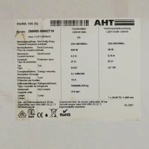 Congelador expositor de 180cm amb tancaments de vidre de segona mà en venda a cabauoportunitats.com