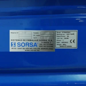 Fleixadora semiautomàtica SORSA STRAPPER I de segona mà en venda a cabauoportunitats.com
