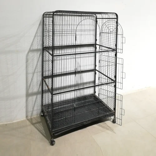 Jaula pájaros grandes dimensiones (79x52x140cm) de segunda mano en venta en cabauoportunitats.com