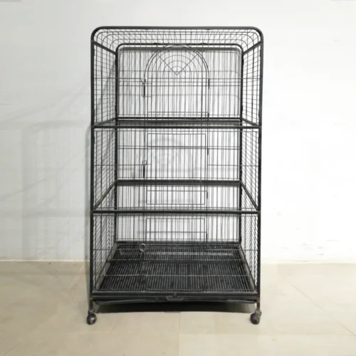 Jaula pájaros grandes dimensiones (79x52x140cm) de segunda mano en venta en cabauoportunitats.com