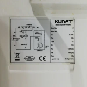 Frigorífico de segunda mano KUNFT de 54x54x84cm en buenas condiciones en venta en cabauoportunitats.com