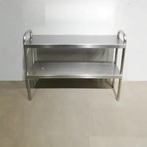 Estantería de acero inoxidable de segunda mano de 104x30x78cm en venta en cabauoportunitats.com