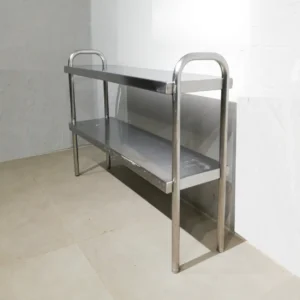 Estantería de acero inoxidable de segunda mano de 104x30x78cm en venta en cabauoportunitats.com