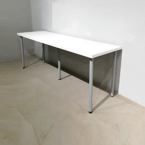 Mesa de melamina de 240x80x76cm en venta en cabauoportunitats.com Balaguer - Lleida - Cataluña