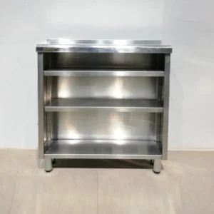 Prestatgeria d'acer inoxidable de 73x18x109cm de segona mà en venda a cabauoportunitats.com