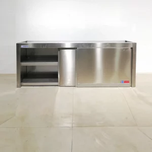 Armario de acero inoxidable con 2 puertas de 160x40x60 cm de segunda mano en venta en cabauoportunitats.com