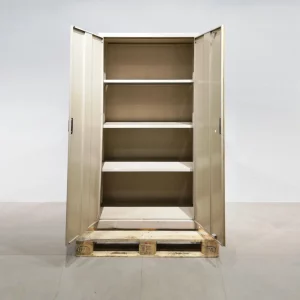 Armari metàl·lic de segona mà de 95x45x180cm de gran resistència en venda per desús a cabauoportunitats.com
